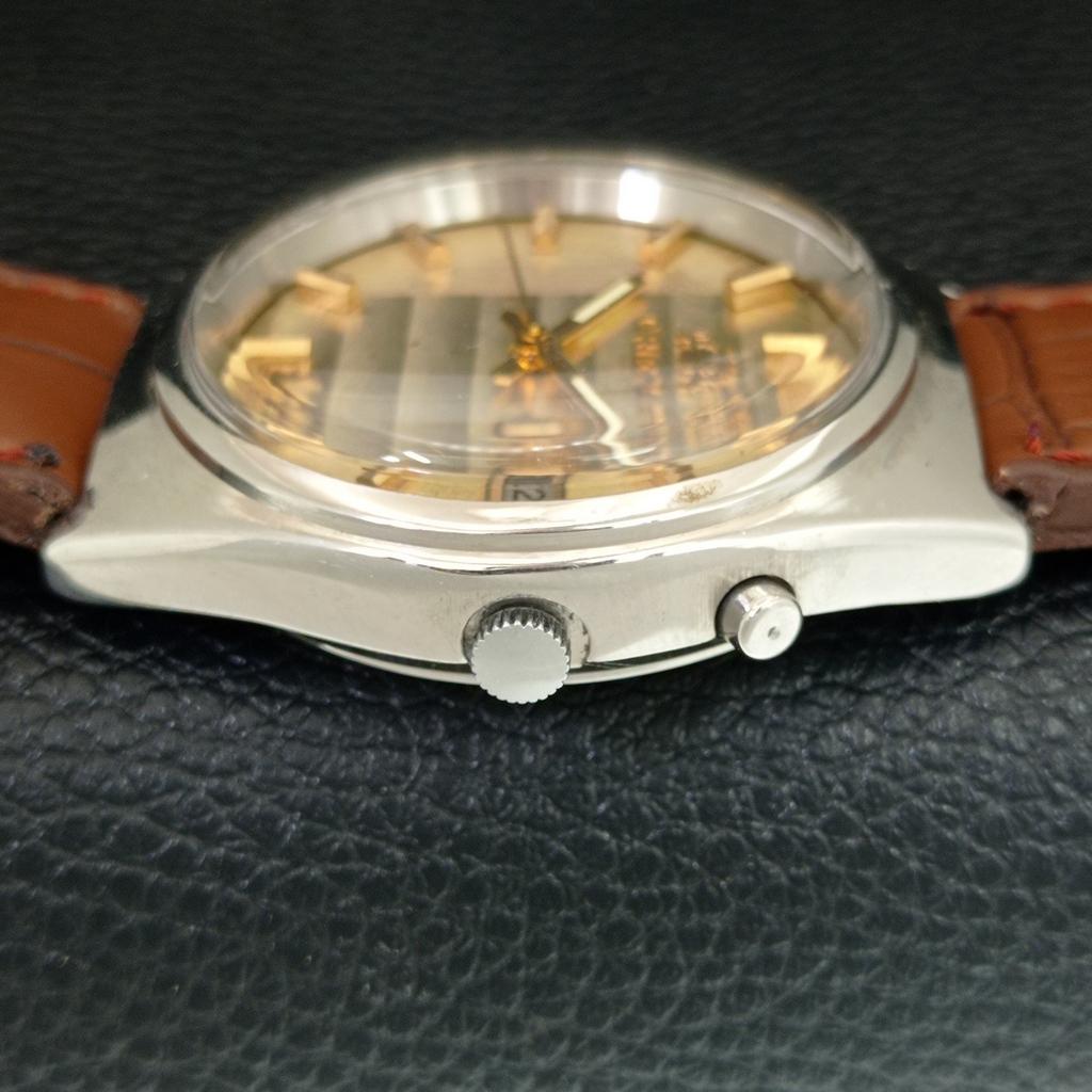 AUTOMATIC 46941 VINTAGE ORIENT JAPAN MENS ORIGINAL DIAL WATCH A704963-1