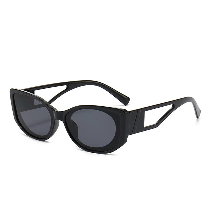 

Vintage Small Frame Sunglasses, Lightweight PC Material, UV400 Protection, Unisex, Essential For Daily Commute Sunglasses 5353 чёрный