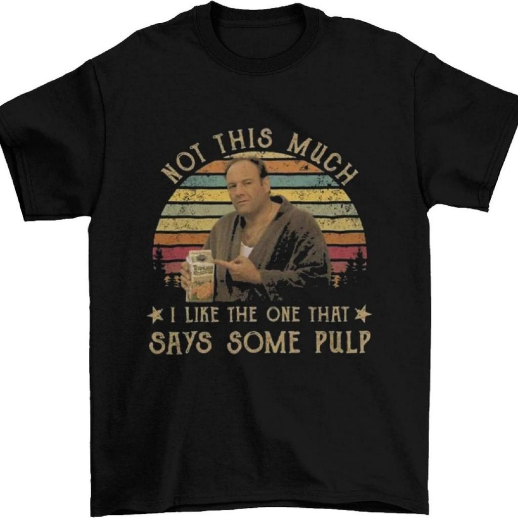 Er Sopranos Tony Soprano James Gandolfini Nicht so viel Vintage T-Shirt, Klassisches Film T-Shirt, Lustiges T-Shirt Schwarz