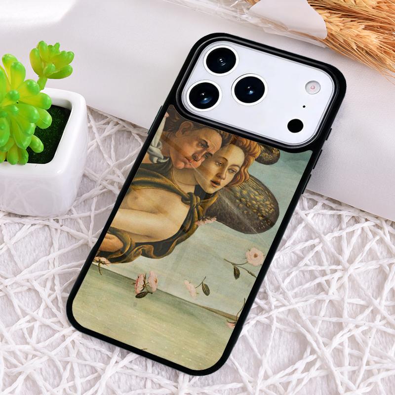Art Paintings The Birth Of Venus Phone Case for iPhone 17 Air 16 15 11 12 14 13 Pro Max Shockproof Cover