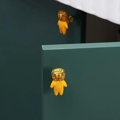 Poignées de Tiroir en Céramique pour Meubles d'Enfant Animaux de Dessin Animé Poignées Mignonnes pour Armoire d'Enfant Poignée d'Armoire Mignonne