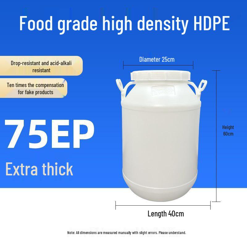 Multifunctional Square Food Grade Plastic Bucket: Composting, Water Storage, Fermentation, Oil Drum, Honey Seal, Chemical Use.