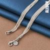 925 Sterling Silver Snake Chain Butterfly Necklace Fashionable Wedding Jewelry