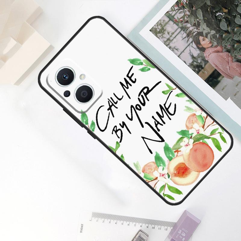 Call Me By Your Name Peach Case For OPPO Reno 8T 4Z 5Z 11F 10 Pro 4 5 6 8 7 Lite OPPO Find X6 X5 Pro X2 X3 Neo Cover