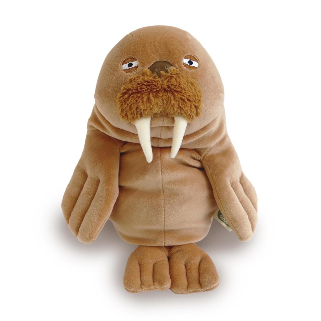 Morisaka Global Mochi Walrus M 12 x 15 x 20cm Walrus Plush Toy, Soothing, Soft and Squishy Texture, Cute Animal, Mochi Series, Animal MOSE-0230