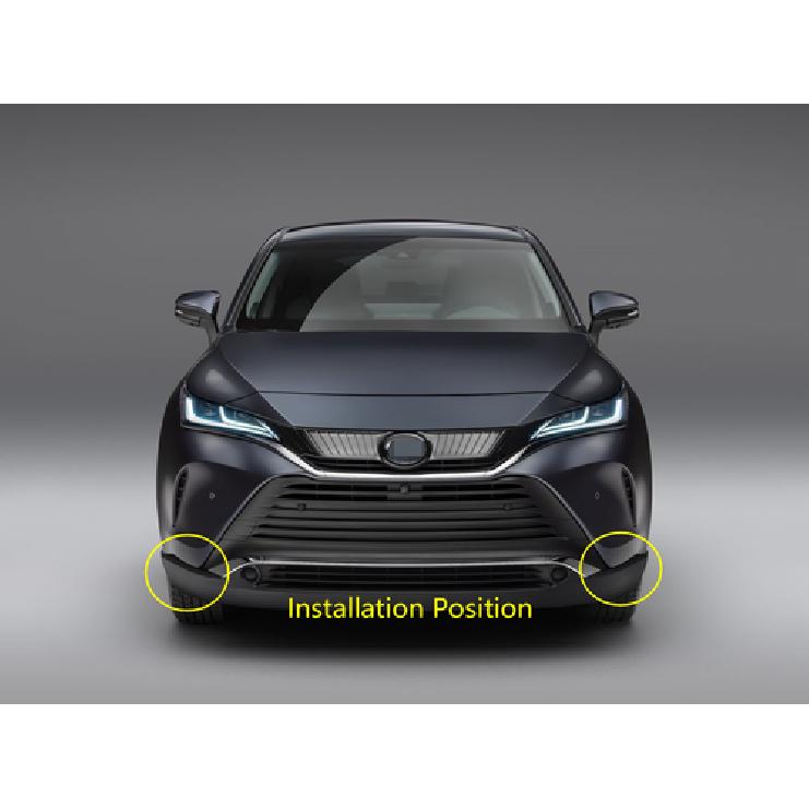 Front Bumper Corner Protector Cover Trim For -2024 Toyota Harrier Venza