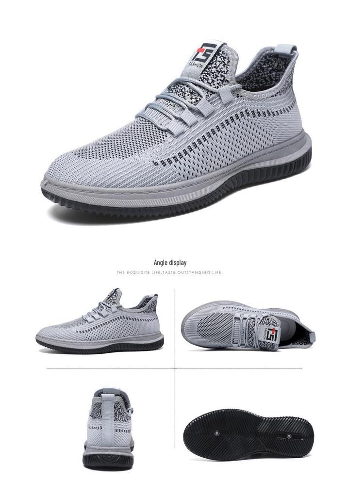 Men's Slip-On Breathable Mesh Casual Shoes - Fashionable Daily Sports Footwear