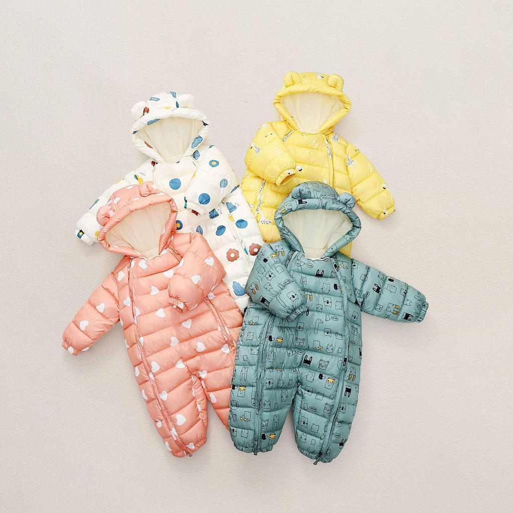Infant Winter Jumpsuit: Toddler One-Piece Outerwear for Boys & Girls