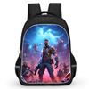 16 Inch Fortnite Cartoon Backpack Unisex for Boys Girls with Dual Zippers Large capacity lightweight student backpack