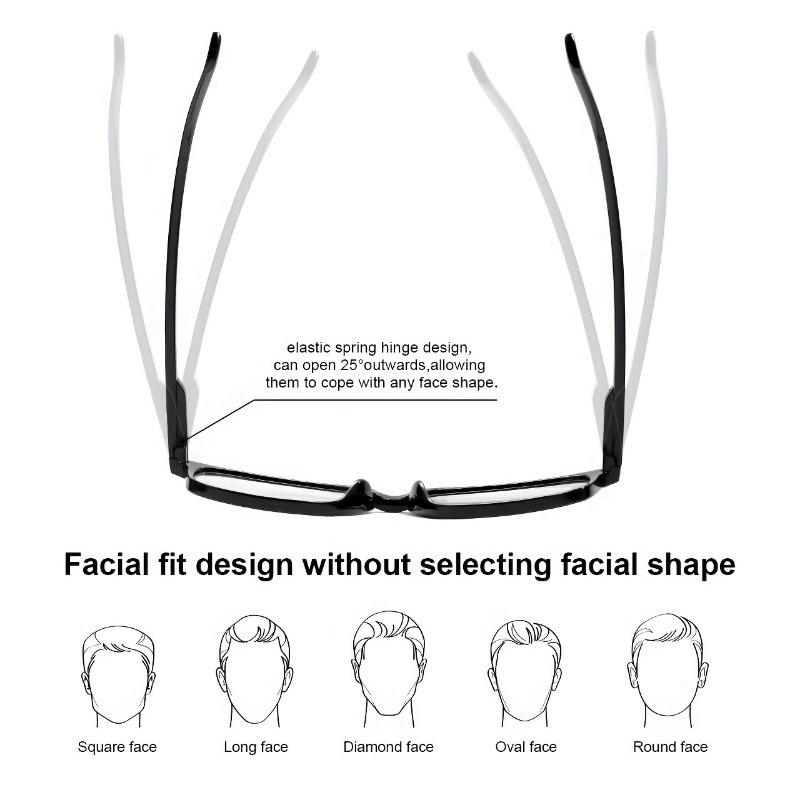 3-piece Set of Anti Blue Light Simple and Fashionable Glasses Simple and Fashionable