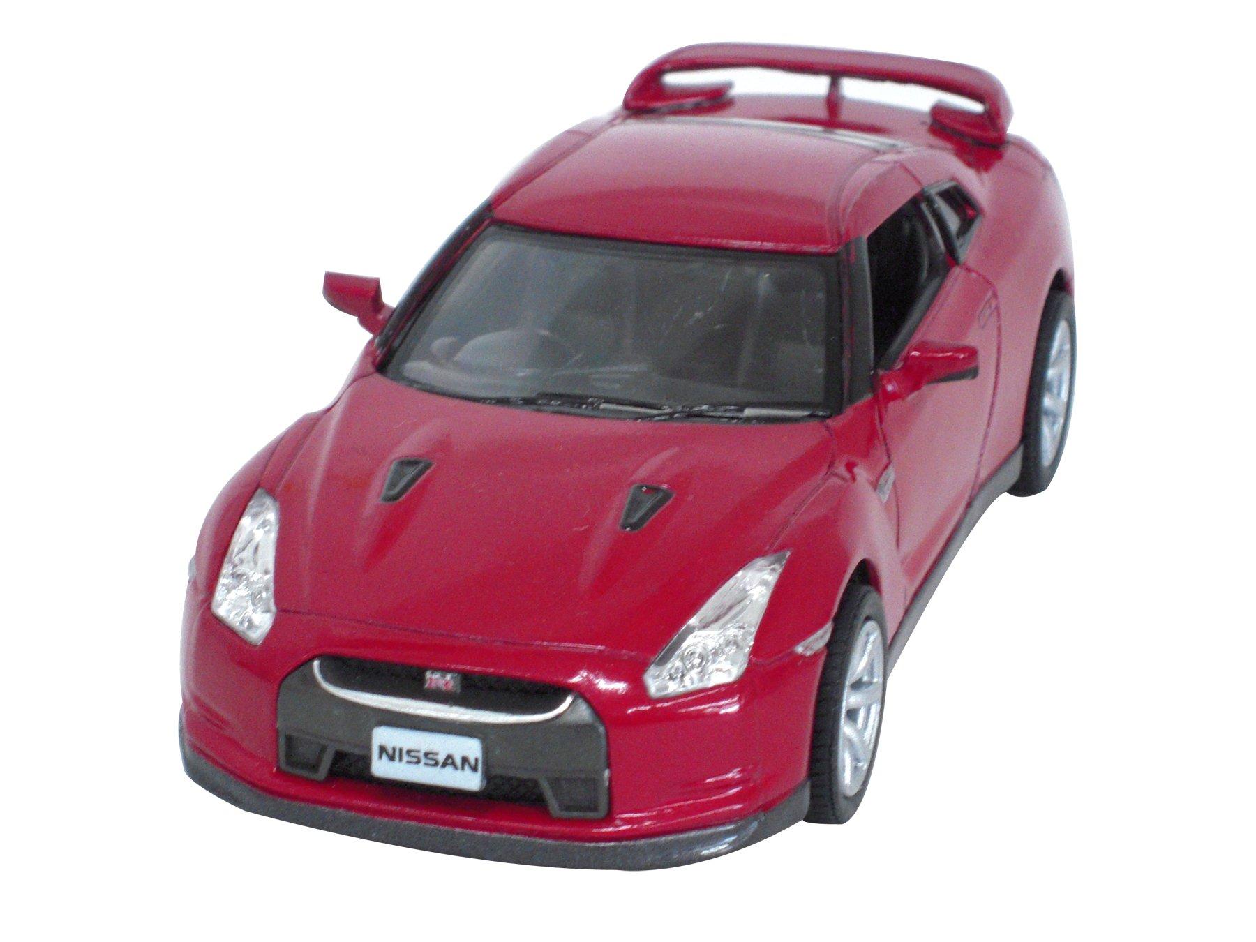 

KiNSMART Nissan GTR Wine Red Window Box 136 R-35 200-528