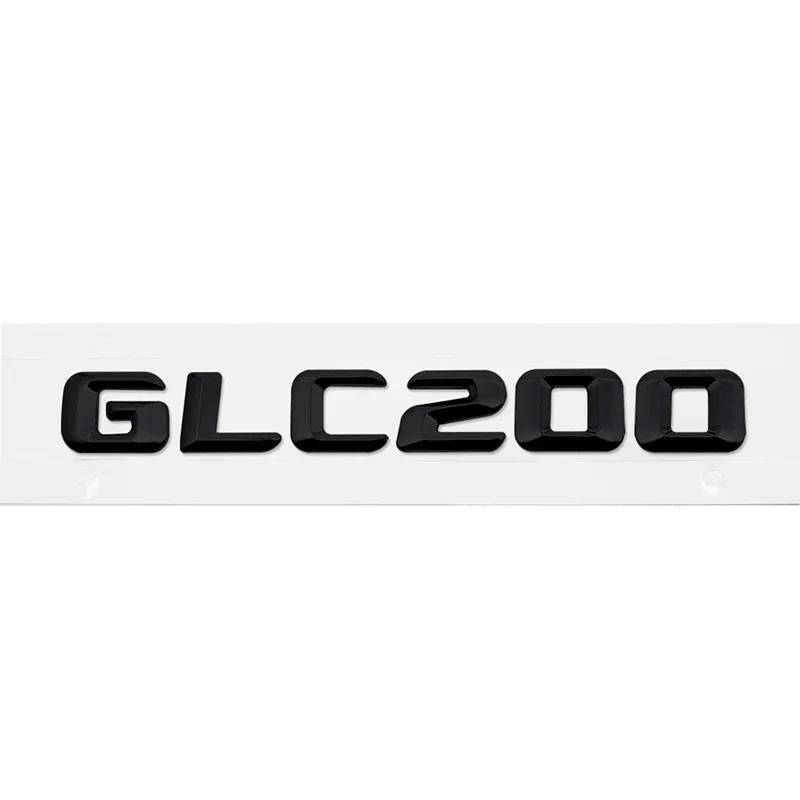 Alloy ABS Car Emblem Sticker Rear Trunk Letter Number Badge for Mercedes Benz GLC43 GLC63 GLC200 GLC260 GLC300 Accessories