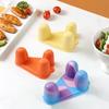 Silicone Finger Clip Tongs Non-Slip Finger Food Tongs Reusable Finger Grip Tongs for Eating Fried Chicken Chips Snacks Home Travel Use