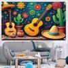1 Piece Persian Carpet Mexican Carnabal Flag Vivid Party Theme Decor Indoor/Outdoor Celebration Backdrop