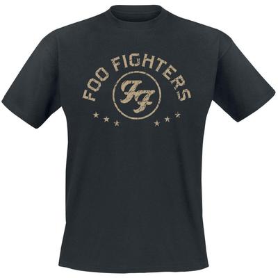 Tričko s okrúhlym výstrihom s retro logom Foo Fighters Kreatívna - Inšpirovaná grafika s rockovým umením pre fanúšikov