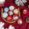 Iron Christmas Tree Balls Pendant Round Gift Packaging Box Christmas Decoration Ball Candy Can  DIY
