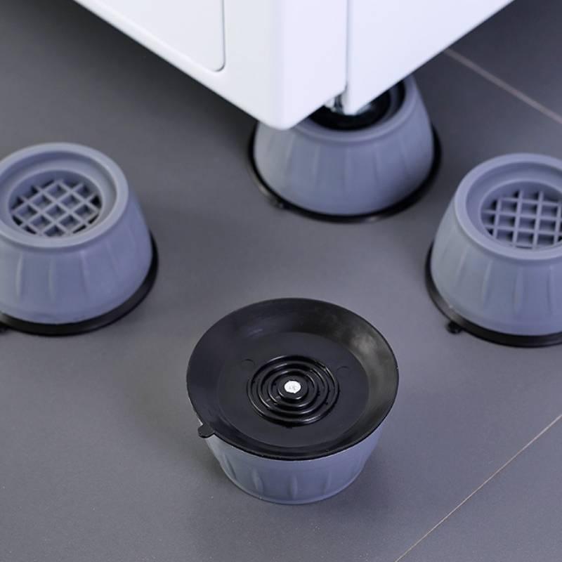 4 Stück Maschinenwaschunterstützungsmatte Antivibrationsbein Stopper Fußpolster Füße Pads