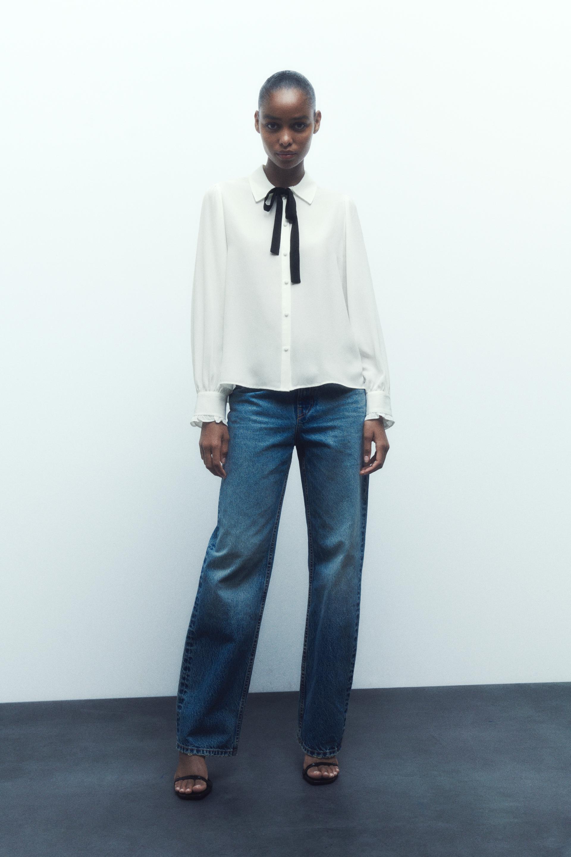 

РУБАШКА С КОНТРАСТНЫМ ГАЛСТУКОМ БОЛО