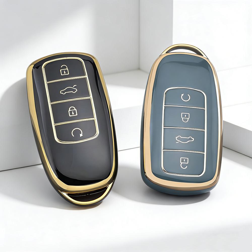 Car Key Fob Case Cover For Chery Jaecoo 7 J7 J8 Phev - For Omoda C5 E5 C9 Omoda 5 9 Ev Phev Tpu Key Holder Key Chain