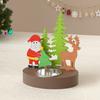 Silicone Figurine Mold Christmas Theme Crafting Moulds Silicone Texture Suitable for Party Decorating Projects and Home