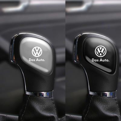 Stainless Steel Car Gear Shift Knob Side Cover Trim Sticker for Volkswagen VW GTI Polo Golf Tiguan Touareg Scirocco CC Nh8 Wzpc7