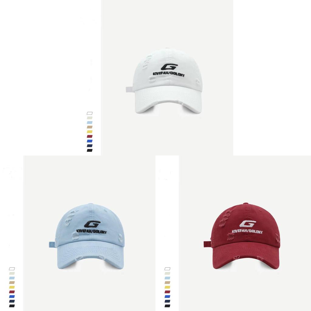 Hip Hop Retro Cotton Baseball Hat With Wide Brim Adjustable For All Seasons