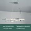 Modern LED Pendant Lamp For Dining Room Kitchen Living Room Bedroom Chandelier Gold Luster Curve Design Suspension Lights