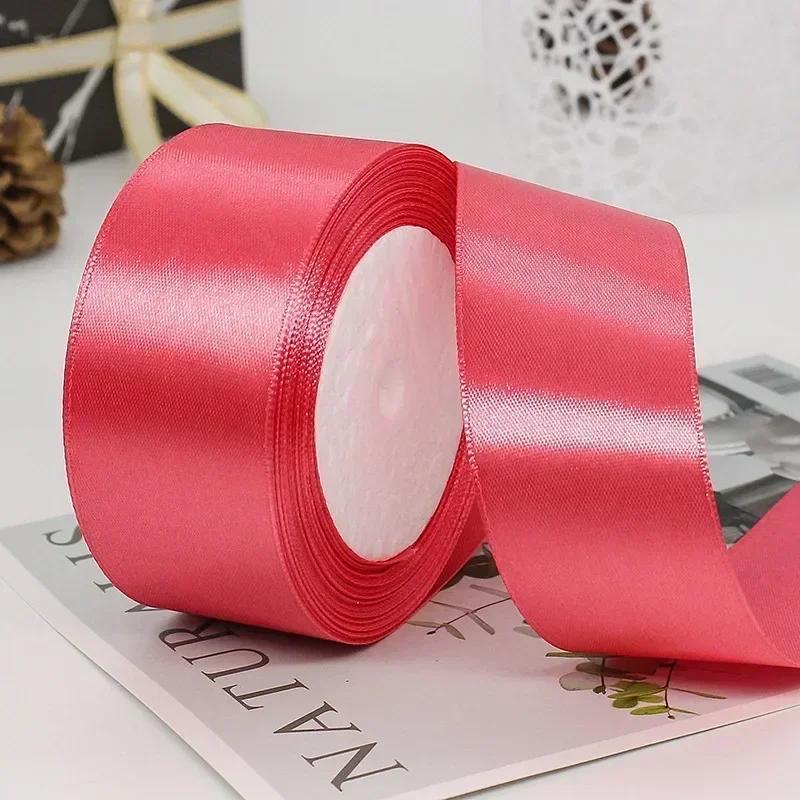 1 Volume 22 Meters Silk Satin Ribbons for Crafts Bow Handmade DIY Gift Wrap Party Wedding Decorative 6/10/15/20/25/40/50mm Tape