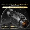Thermal Imaging Monocular Digital Infrared Telescope, 64MP 28X Zoom, Captures Ultra Clear Videos In 4K and High Resolution with TOMSSHINE Macro