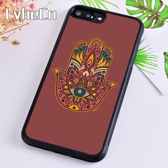 

Hamsa Hand Amulet Psychedelic Phone Case For iPhone 17 Air 13 12 Cover For Apple 14 15 16 Pro Max Plus plus iPhone 11pro max