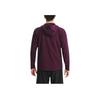 Under Armour Sun Protection Series Solid Color Zip-Up Drawstring Hooded Sports Woven Breathable Training Jacket Men Outerwear Rock-Purple 1370494-572