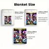 Undertale 2D Flat Pattern Flannel Blanket High quality All Seasons Warmth and Comfort Perfect for Christmas Gifts.NMT0928254