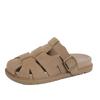Women Summer Slippers Casual Girl Sandals Close Toe Plus Size Pink Yellow Khaki Slide Slippers