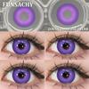 FUNSACHY 1 Pair FROYA Colored Contact Lenses Anime Cosplay 14.0mm Softlens Halloween Makeup Party Eye Contacts Yearly Cosmetics