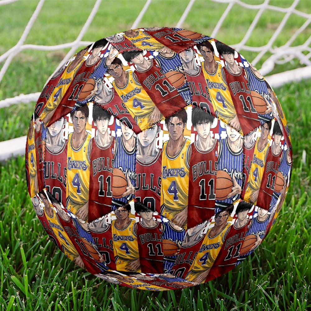 Slam Dunk Theme Size 5 Soccer Ball, Suitable for Both Indoor and Outdoor Matches, a Gift Suitable for Everyone.