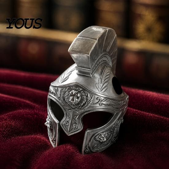 Decorative Cat Mask for Photos Roman Centurion Helmet, 3D Printed Warrior Mask, Unique Gifts Lovers Funny Cosplay Pet Party Costume Accessories