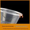 100ml Disposable Clear Split Sauce Containers
