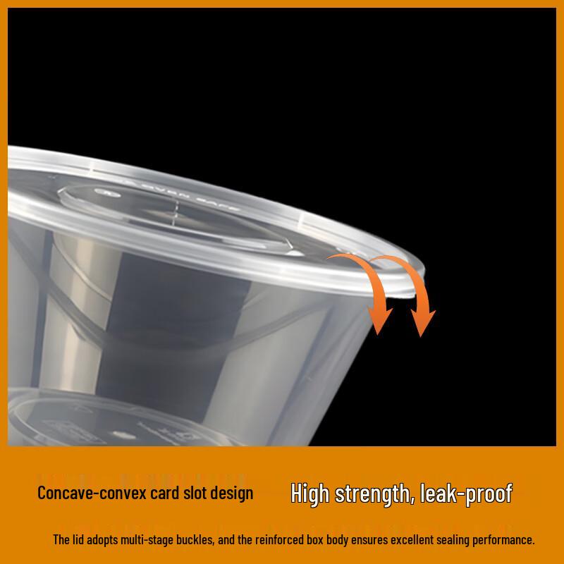 100ml Disposable Clear Split Sauce Containers