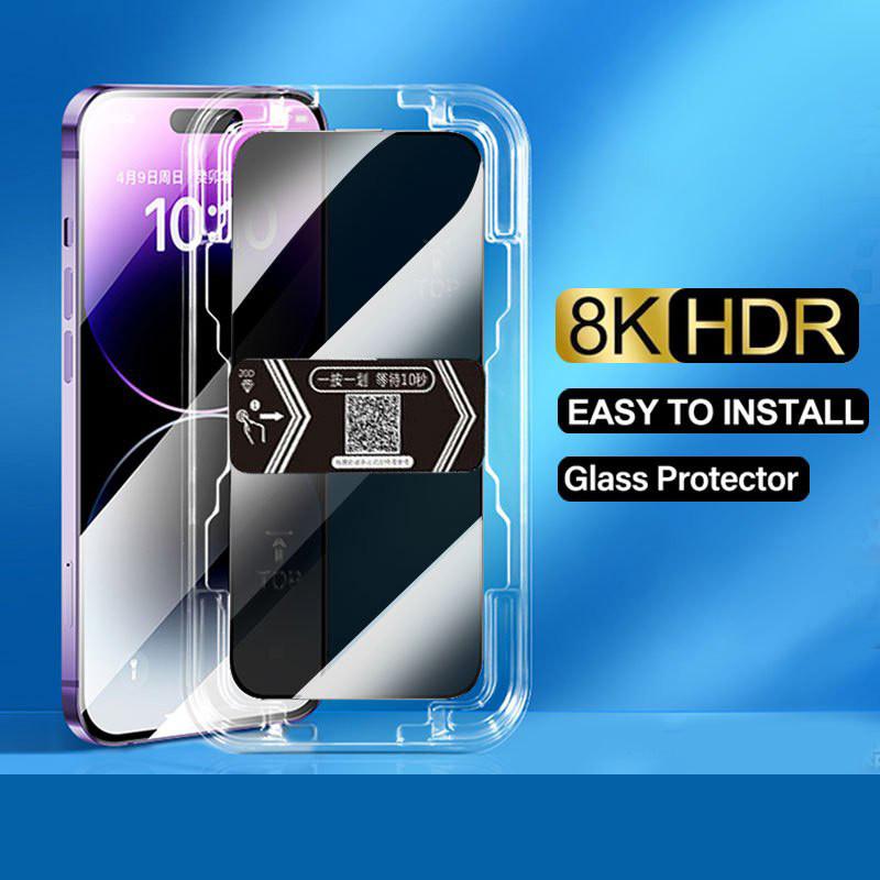For Xiaomi 15T 14T 13T 12T 11T 10T Pro 11 Lite 15TPro Anti-Spy Privacy One-click Installation Full Cover Tempered Glass Screen Protector