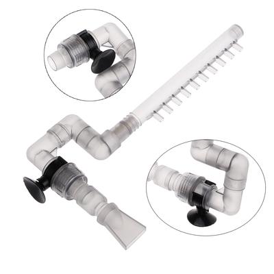 Uscita Acqua Filtro Esterno Tubo a Pioggia Accessori Parti Filtro Esterno Acquario con Ventose per Acquari