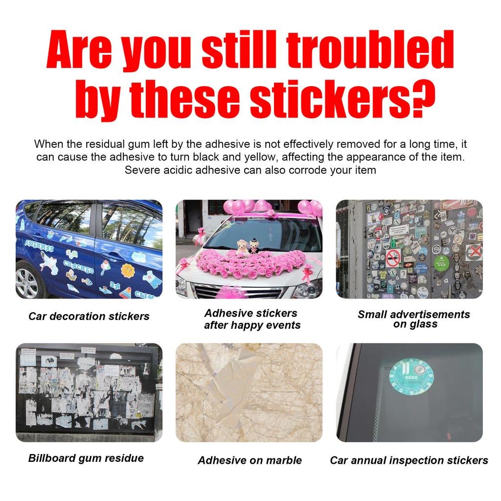 Multipurpose Adhesive Remover, Car Adhesive Remover, Self-adhesive Double-sided Adhesive Tape, Multifunctional Cleaner100ml