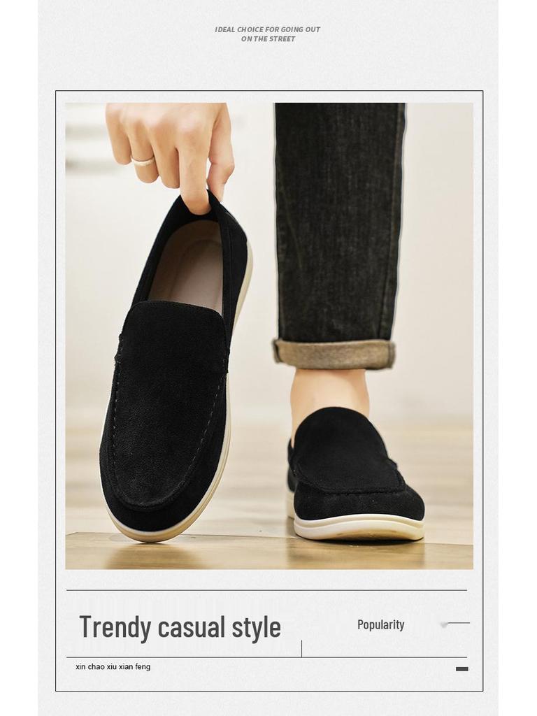 Spring 2026 Men's Versatile Casual Loafers - Stylish Driving Moccasins for Young Men