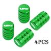 4pcs Car Wheel Tire Valve Caps Tyre Stem Covers Airdust Waterproof For Skoda VIRS Octavia Kamiq Kodiaq Karoq RS Superb Fabia