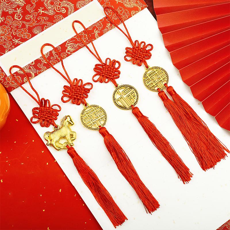 2026 Chinese Spring Festival Red Pendant Event Shopping Mall Home Decoration Horse Year Pendant