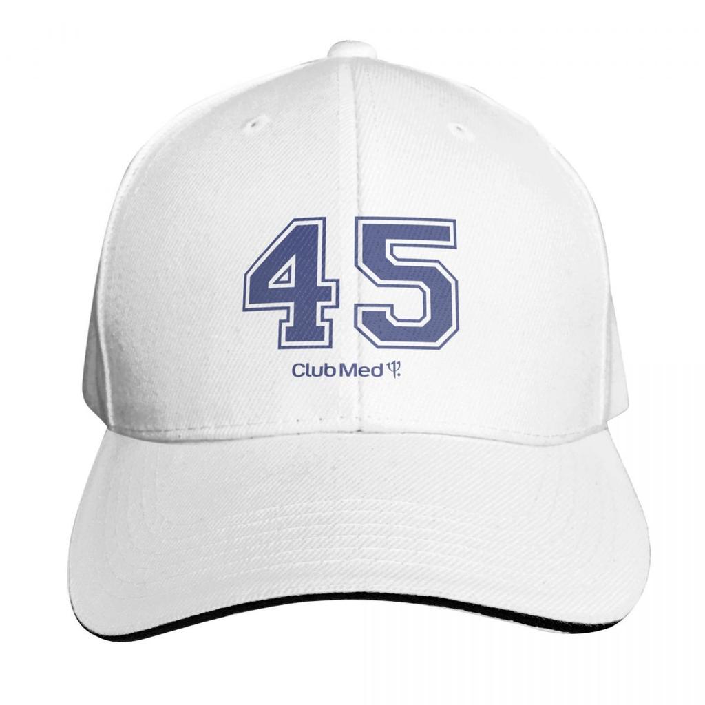 Number 45 Club Med Cap Fashion Casual Baseball Caps Adjustable Hat Hip Hop Summer Unisex Baseball Hats Polychromatic