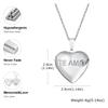 Vnox Never Fade Silver Color Stainless Steel Women Locket Pendant, Openable Heart Pendant Necklaces, Life Tree Floral Collar