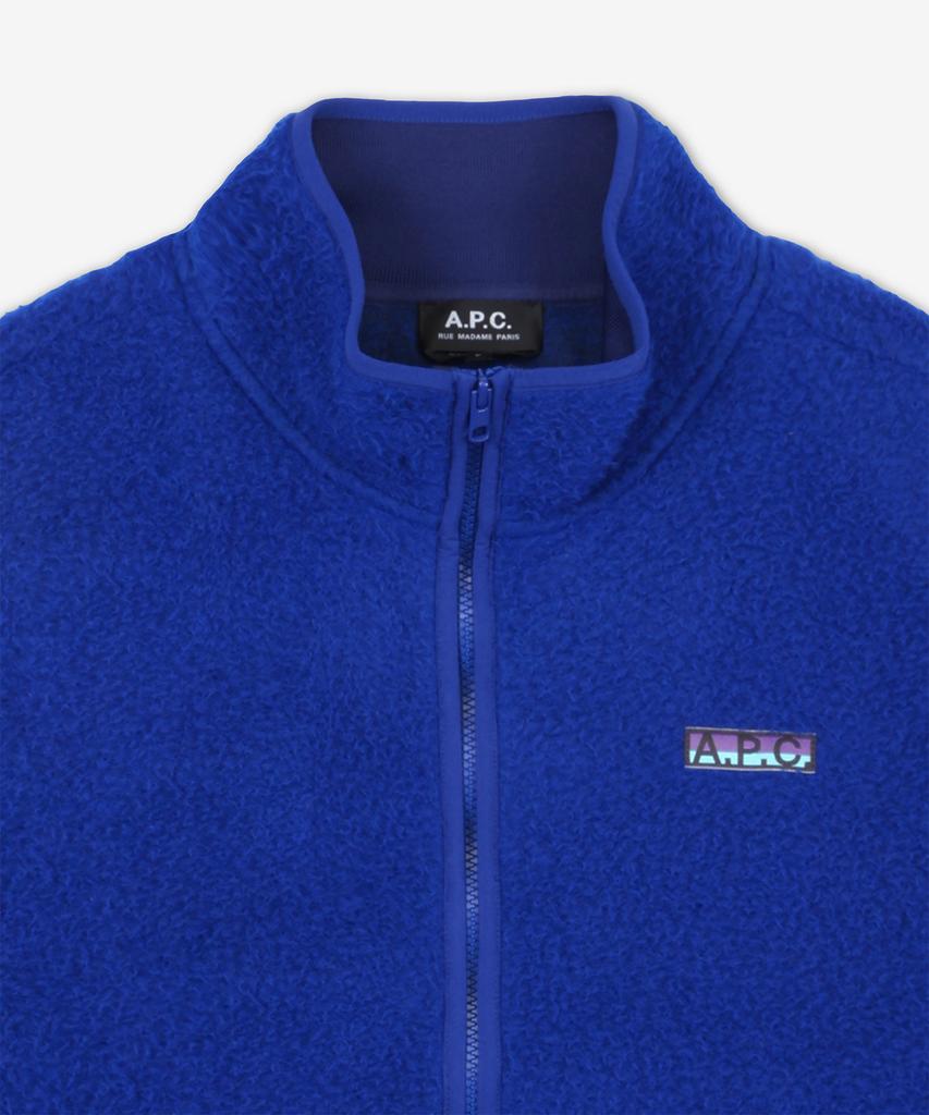 A.P.C. Sequoia Fleece Vest - Blue / Psakam02983Iaa
