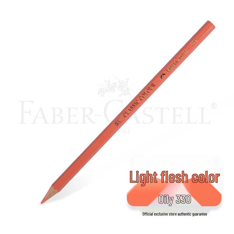 Faber-Castell Art Oil-Based Colored Pencils Set - Red, White, Black, and 60 Single and Complementary Colors.
