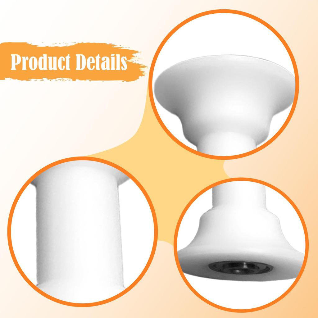 Stable Rollers Gym Parts Wheels Accessory Compact Bearings Pulley for Rowing Machine and Abdominal Trainers