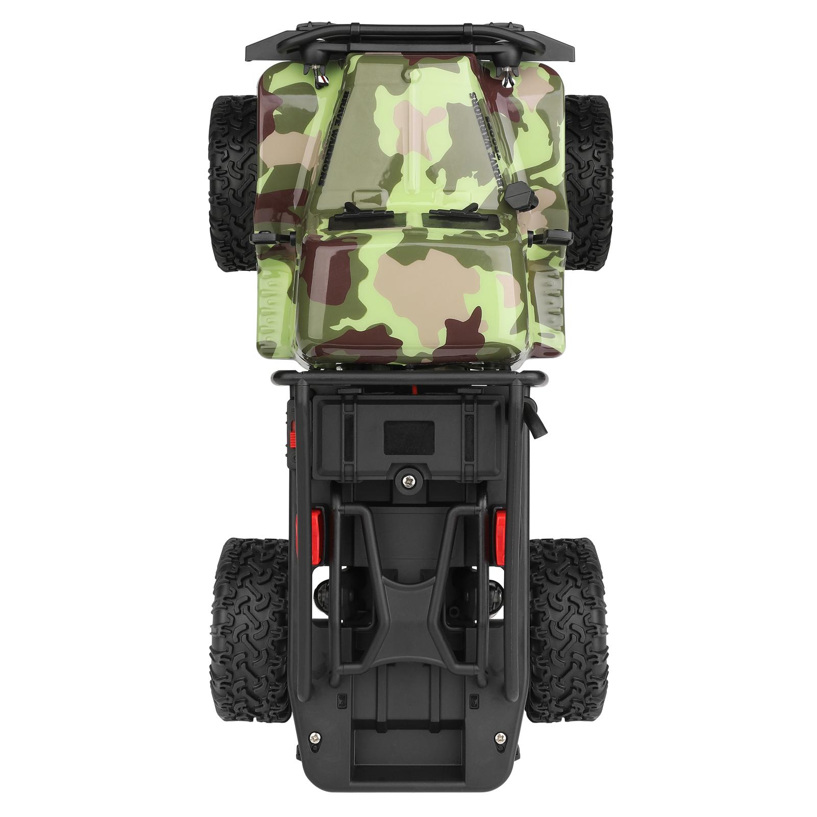 Wltoys 184021 Машинка на радиоуправлении 1/18 2.4GHz 4WD Военный грузовик — фото 9